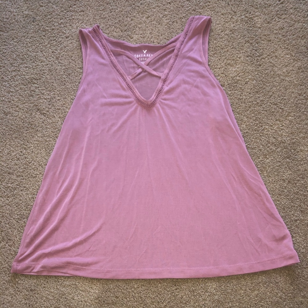 Lavender American eagle tank top